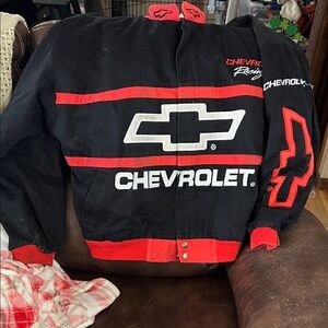 Nascar Black and Red Racing Jacket